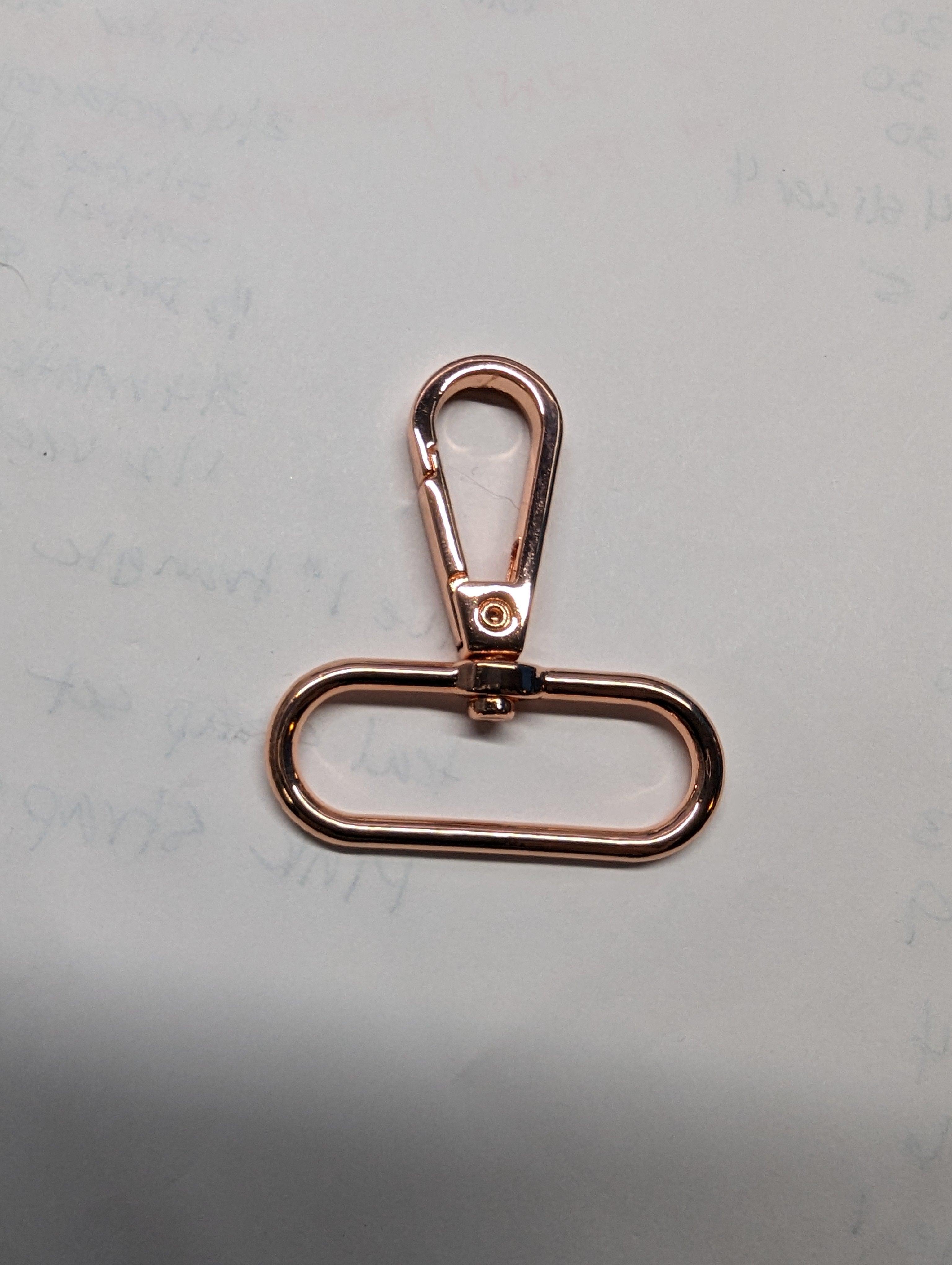 1 1/2" Rose Gold Swivel Hook - IV BAGS & THINGS